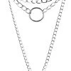 Funk Plus Gals Chain Me To You Choker Chain Necklace