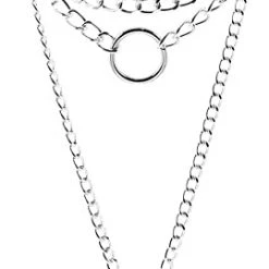 Funk Plus Gals Chain Me To You Choker Chain Necklace