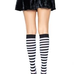 Leg Avenue Accessories Striped Knee High Socks 9 Leg Avenue Accessories Striped Knee High Socks