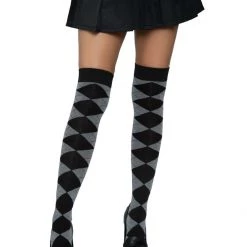 Leg Avenue Argyle Knit Socks