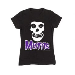 Band Merchandise Misfits Purple Fiend Fitted Shirt Gals