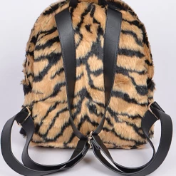 DeadRockers Gals Fuzzy Tiger Print Mini Back Pack 13 DeadRockers Gals Fuzzy Tiger Print Mini Back Pack