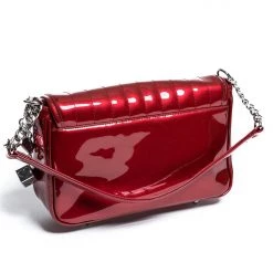 Lux De Ville Accessories Mini Gambler Tote Shiny Red 6 Lux De Ville Accessories Mini Gambler Tote Shiny Red