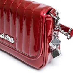 Lux De Ville Accessories Mini Gambler Tote Shiny Red 7 Lux De Ville Accessories Mini Gambler Tote Shiny Red