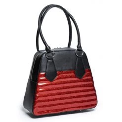 Lux De Ville Accessories Blast Off Tote Red Rum Sparkle