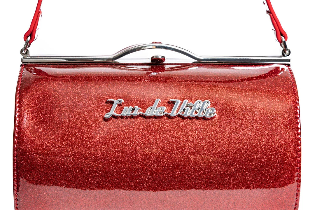 Lux De Ville Accessories Red Rum Sparkle Cutie Pie Kiss Lock 6 Lux De Ville Accessories Red Rum Sparkle Cutie Pie Kiss Lock