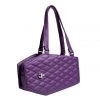 Lux De Ville Purple Matte Coffin Tote 1 Lux De Ville Purple Matte Coffin Tote