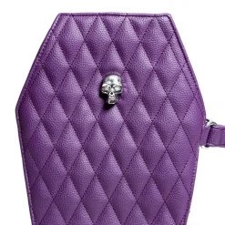 Lux De Ville Purple Matte Coffin Tote