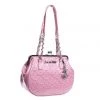 Lux De Ville Blush Pink Sparkle Ahoy Medium Kiss Lock Accessories