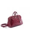 Lux De Ville Red Crinkle Patent Temptress Mini Tote Accessories