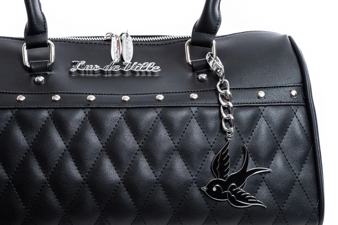 Lux De Ville Accessories Mini Sparrow Tote Black Matte 5 Lux De Ville Accessories Mini Sparrow Tote Black Matte