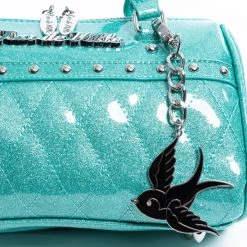 Lux De Ville Accessories Mini Sparrow Tote Mermaid Blue Sparkle 8 Lux De Ville Accessories Mini Sparrow Tote Mermaid Blue Sparkle