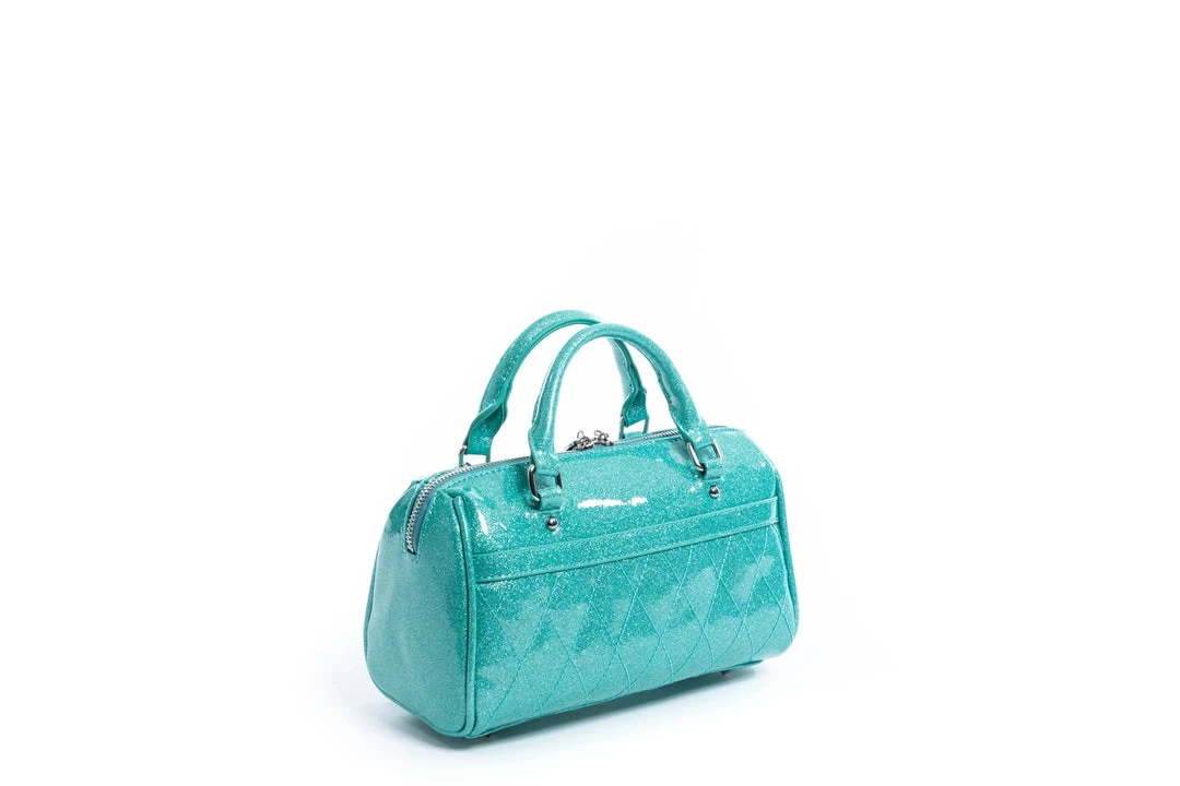 Lux De Ville Accessories Mini Sparrow Tote Mermaid Blue Sparkle 4 Lux De Ville Accessories Mini Sparrow Tote Mermaid Blue Sparkle