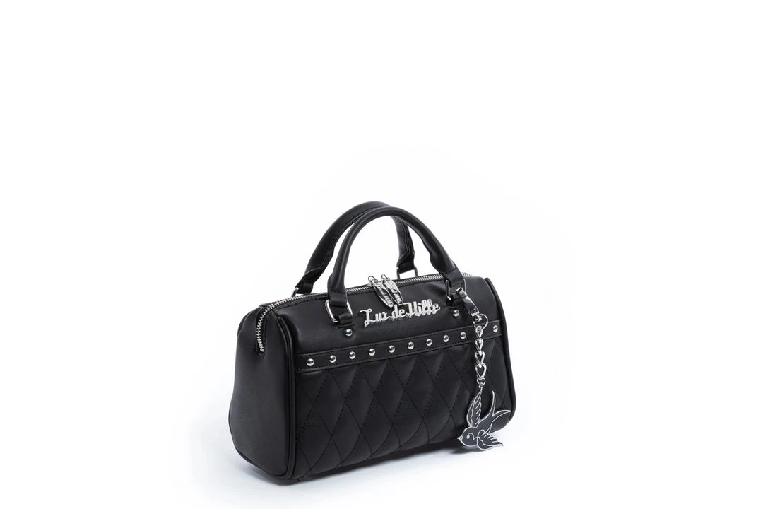 Lux De Ville Accessories Mini Sparrow Tote Black Matte 3 Lux De Ville Accessories Mini Sparrow Tote Black Matte