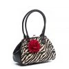 Lux De Ville Tiger Print Sin City Kiss Lock Purse Accessories