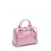 Lux De Ville Mini Maltese Tote Bashful Pink Blush Sparkle