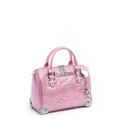 Lux De Ville Mini Maltese Tote Bashful Pink Blush Sparkle