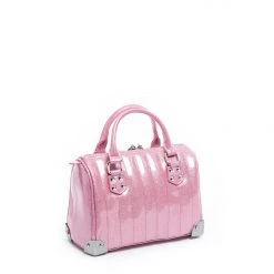 Lux De Ville Mini Maltese Tote Bashful Pink Blush Sparkle