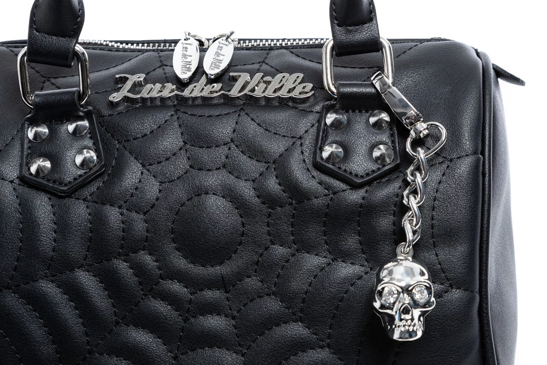 Lux De Ville Mini Maltese Tote Matte Black Accessories 4 Lux De Ville Mini Maltese Tote Matte Black Accessories