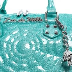 Lux De Ville Mini Maltese Tote Mermaid Blue Sparkle Accessories