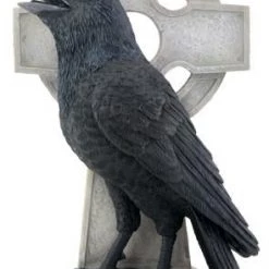 Other Raven On Cross Statue Housewares