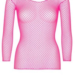 Leg Avenue Pink Fishnet Top