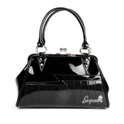 Sourpuss Shock Me Handbag Black Gals