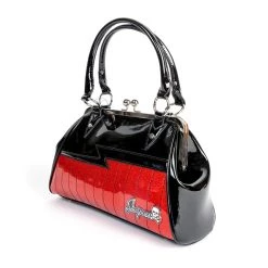 Sourpuss Gals Shock Me Handbag Red/Black
