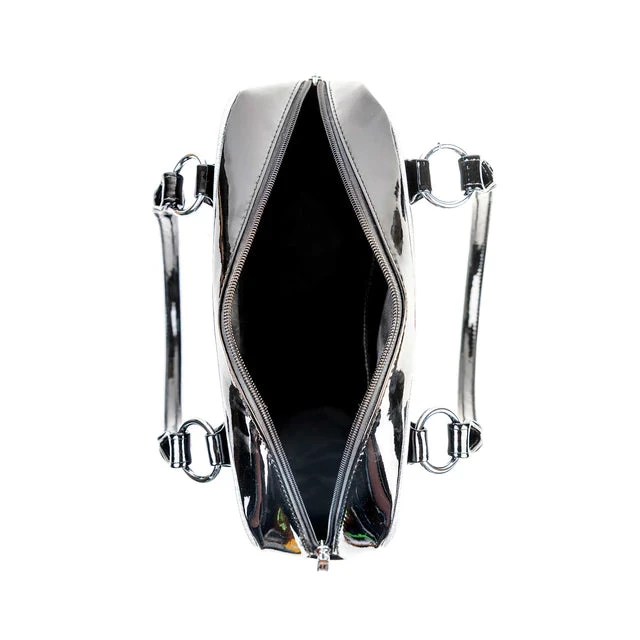 Sourpuss Accessories Nokturnal Bat Silver Bowler 6 Sourpuss Accessories Nokturnal Bat Silver Bowler