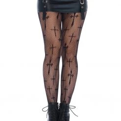 Leg Avenue Worship Me Cross Tights