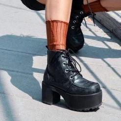 T.U.K. Distressed Ankle Nosebleed Boot