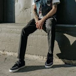 T.U.K. Black Suede D-Ring White Interlace VLK Sneaker