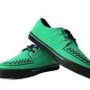 T.U.K. Guys Mint Green Suede VLK Sneaker Creeper Sneaker