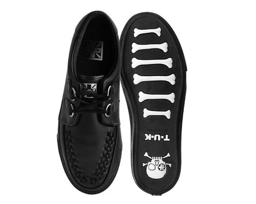 T.U.K. Guys Black Leather D-Ring VLK Creeper Sneaker 5 T.U.K. Guys Black Leather D-Ring VLK Creeper Sneaker