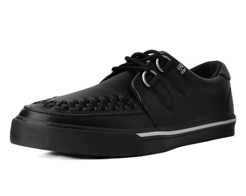 T.U.K. Guys Black Leather D-Ring VLK Creeper Sneaker 3 T.U.K. Guys Black Leather D-Ring VLK Creeper Sneaker