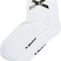White Bow Dr. Martens Socks