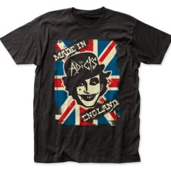 Band Merchandise The Adicts Made In England Band Shirt Guys