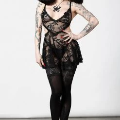 DeadRockers Afterlife Lace Nightdress