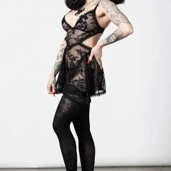 DeadRockers Afterlife Lace Nightdress