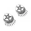 KillStar Ancestral Night Earrings Silver
