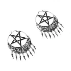 KillStar Ancestral Night Earrings Silver