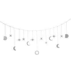 KillStar Housewares Astral Path Hanging Banner Silver