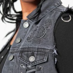 KillStar Gals Azalia Denim Vest