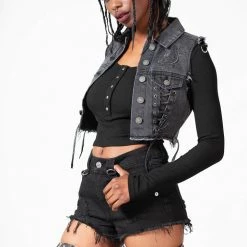 KillStar Gals Azalia Denim Vest