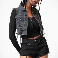 KillStar Gals Azalia Denim Vest