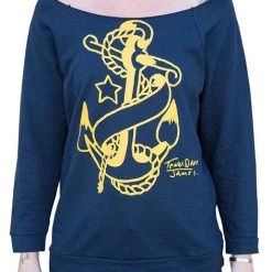 Black Market Art Company Anchor Sweatshirt Gals