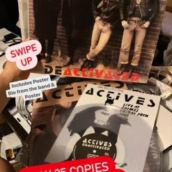 DeadRockers Actives - Deactivated LP Exclusive Clear Vinyl