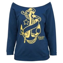 Black Market Art Company Anchor Sweatshirt Gals