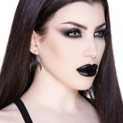 KillStar Baby Luna Black Earrings