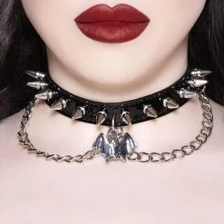 KillStar Bat Babe Chain Choker Gals